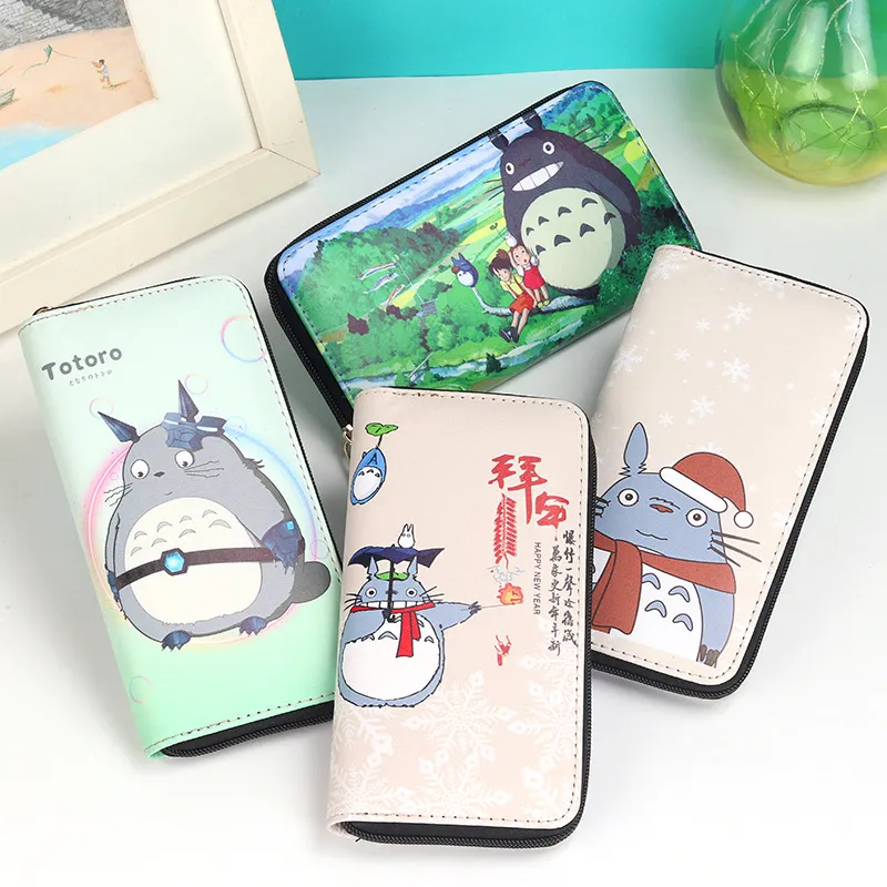 Novel Cartoon Long Zipper Wallet for Men – Multi-Compartment Large Capacity Card Holder with Multiple Slots & Coin Pocket, Casual PU Leather Clutch Purse
